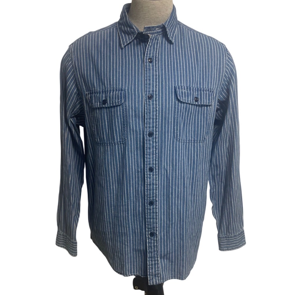 Polo Country Ralph Lauren Vintage Classic Fit Striped Shirt Men's XL